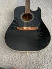 Fender La Brea California Series Black Mik Rare Vintage Acoustic Electric Guitar