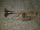 Cornt Vintage Holton Collegiate Cornet 374462 W  Case Holton Elkhorn  Mouthpiece