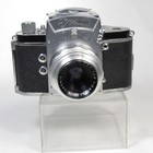 Exa  Ihagee Dresden 35mm Camera W  E  Ludwig Meritar F-50mm 1 2 9 Lens Vintage