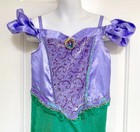 Disney Princess Little Mermaid Ariel Pretend Play Dress Up Costume Sz -6x