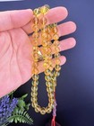 Genuine Colombian Amber Islamic Prayer Rosary 33g 57-bead                                          