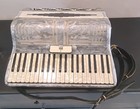 Vintage Italian-made Coronet Accordion With Original Case  r8011 