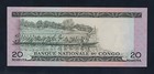 Congo 20 Makuta 1970 P-10 Unc Zaire Belgium
