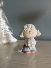 Vintage Bumpkins Fabrizio George Ceramic Figurine Flower Girl By Fabrizio Mint