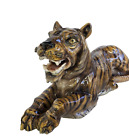 Rare Vintage Reclining Bengal Tiger Statue Number 204 530