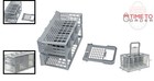 Dishwasher Silverware Cutlery Basket Plastic Grey Fits Kenmore Whirlpool Bosch