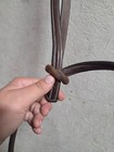 Brown Fancy Stitched Brown English Standing Martingale Horse Size
