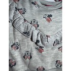 Disney Minnie Mouse Ruffle Sweatshirt And Leggings 2-piece Set 12m Gray Pink