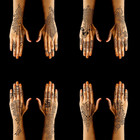 9 Sheet Henna Stencils Temporary Tattoo Stencils henna Tattoo Kit Reusable Henna