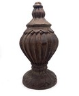 French Architectural Carved Wood Finial 19th Century Ornate Primitive