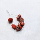 Antique Vintage 100 natural Coral Beads Loose Gemstone Italy Sea Red Coral Beads