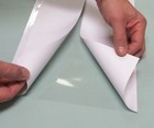 1  one  9  X 21  Brodart Archival Fold-on Book Jacket Cover - Super Clear Mylar