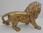 Vintage Lion Ceramic Wild Cat Figurine Japan Uctci Mid Century Ceramics Mcm
