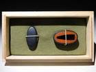 High Class Shakudo Kirimon Nobles Fuchi kashira Edo Original Tsuba Antique