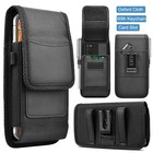 Vertical Cell Phone Holster Pouch Wallet Case With Belt Clip For All Cell Phones
