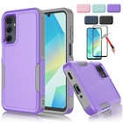 For Samsung Galaxy A16 5g Shockproof Hybrid Case Cover    Glass Screen Protector
