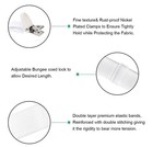 4pcs Adjustable Bed Sheet Straps Clips  Elastic Mattress Sheet Fasteners Holder