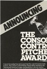 Vintage Print Ad Consort Hair Products - Consort Control Pitcher Award May 1986