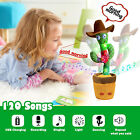 Kids Dancing Talking Cactus Toys For Baby Boys And Girls  Singing Mimicking 