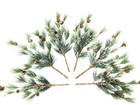 Smokey Pine Pick Set Of 6 - Makes A Great Addition To Your Christmas Tree  