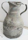 Antique Handcrafted Metal Milk Can Pre-1900 Primitive Farmhouse Rustic Collecte