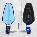 Motorcycle 7 8  Handle Bar End Mirrors For Yamaha Fz07 Fz09 Mt03 Mt07 Mt09 Mt10