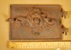 5 Japanese Antique Cast Iron Wood Stove Furnace Door Doors  Decorative Art   Lot
