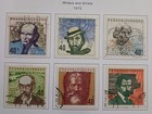 Czechoslovakia - 1972 - Lot Of Stamps On Album Page   - Used