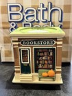 New  Bath   Body Works Bookstore coffee Shop Light-up 3-wick Candle Holder