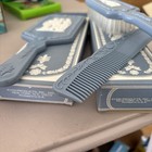 Vintage Avon Avonshire Blue Mirror  Hair Brush   Comb Vanity Set Nos 1974 Cameo