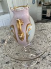 Antique Porcelain Handpainted  On 2 Sides Vase Made In France