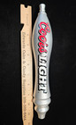 Beer Tap Handle Knob  Draft Kegerator Bar Brewing Keg Vintage Silver Coors Light