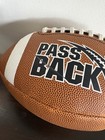 Passback Football Rubber Football Ages 9-13  Youth Training Youth Brown Official