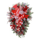 Christmas Wreath Christmas Door Decoration Xmas Tree Pendant Party Favors