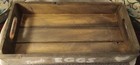 Egg Crate  Handmade  Solid Reclaimed Wood  Farmhouse Tray  Kitchen Table Decor