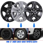 4 Or 1 Pack 17  Wheel Covers Full Rim Snap On Hub Caps For 2013-2018 Toyota Rav4