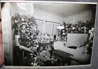 Antique 1920 s Post Mortem Photo Woman In Coffin
