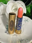 Vtg helena Rubinstein Le Lipstick Floral Metal Tube Frosted Aurora Peach New 