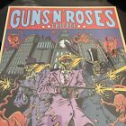 Limited Edition 2023 Guns N    Roses Concert Poster Wrigley Field  Beautiful Frame
