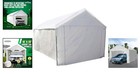 Enhanced Protection With 10x20 Carport Sidewalls - Easy Installation In White