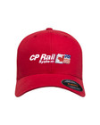 Canadian Pacific - Cp Rail System - Embroidered Flexfit - L xl Red Cap 