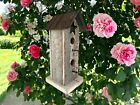 Rustic Amish Handmade Wren Birdhouse  Hanging Birdhouse  Wooden Bird House