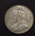 1920 Canada Silver 25 Cents  au   
