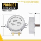 Replacement Wb26x10038 50 60hz Microwave Turntable Motor For Ge 769741 Ah237772