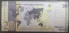 2020 Saudi Arabia 20 Riyals Pw44 A0683130   Uncirculated  