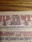 Wild West Weekly Paper Magazine  New York 1920 