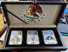             2017 Mexico 1 Onza Silver Libertad 0 999 3-coin Set Ngc Reverse Proof 69