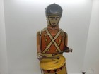 Vintage 1930 s  Large Wolverine Tin Litho Wind Up   27 Drum Major   3