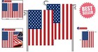 2-pack Garden Yard Flag  Usa American Flag  12 X 18-inch