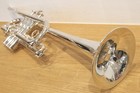 Yamaha Ytr-942 C Trumpet Silver Ml Bore Used With Case Japan Vintage